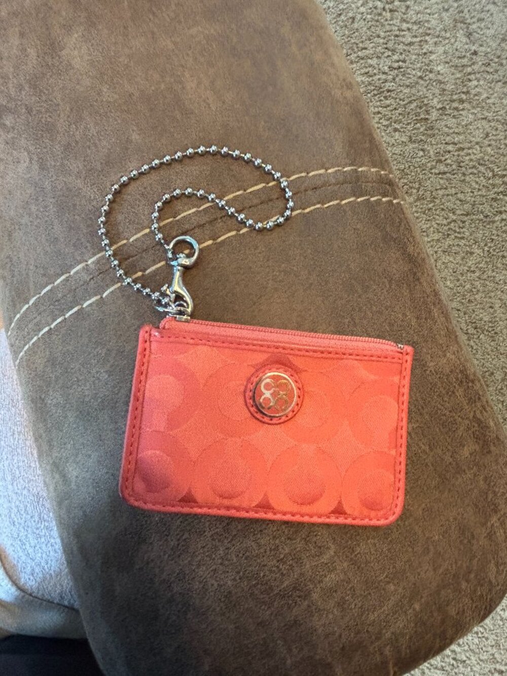 Coach signature card/ID holder
